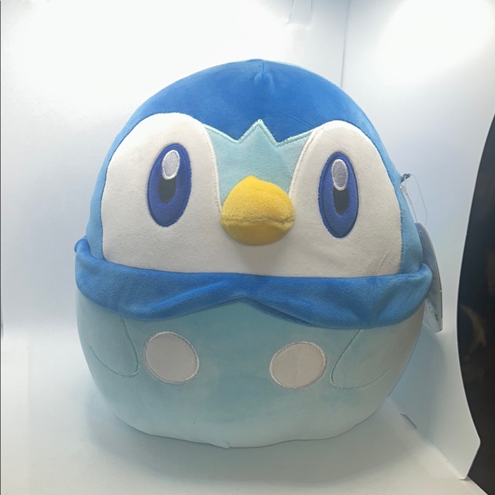 Blue and White Bird Plush Toy